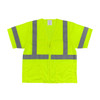 PIP® ANSI Type R Class 3 Value Four Pocket Zipper Mesh Vest, Hi-Vis Yellow, 3X-Large, #303-MVGZ4P-LY/3X