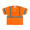 PIP® ANSI Type R Class 3 Value Four Pocket Zipper Mesh Vest, Hi-Vis Orange, Medium, #303-MVGZ4P-OR/M