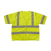 PIP® ANSI Type R Class 3 FR Treated Solid Vest, Hi-Vis Yellow, L/X-Large, #305-HSSVFRLY-L/XL