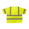 PIP® ANSI Type R Class 3 FR Treated Solid Vest, Hi-Vis Yellow, L/X-Large, #305-HSSVFRLY-L/XL