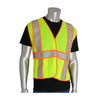 PIP® ANSI Type R Class 2 Two-Tone Expandable FR Treated Mesh Vest, Hi-Vis Yellow, One Size, #305-USV5FRLY