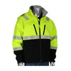 PIP® ANSI Type R Class 3 Ripstop Softshell Black Bottom Jacket/Hi-Vis Yellow/Green/3X-Large #333-1550-LY/3X