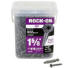 ITW #9 x 1-5/8" Rock-On Cement Board Screw, Flat Serrated Head, Star Drive, (575 Pack/6 Packs), #ITW23316