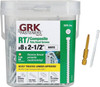 GRK #8 x 2-1/2"  RT Composite Trim Head Screws, White (505 Bucket/2 Buckets) #GRK16630