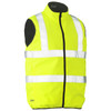 Bisley® ANSI Type R Class 2 Reversible Puffer Vest, Hi-Vis Yellow/Green, Large #332M0330H-YEL/L