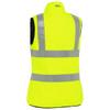 Bisley® ANSI Type R Class 2 Women's Contoured Reversible Puffer Vest, Hi-Vis Yellow/Green, Large #332W0330H-YEL/L