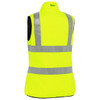 Bisley® ANSI Type R Class 2 Women's Contoured Reversible Puffer Vest, Hi-Vis Yellow/Green, X-Large #332W0330H-YEL/XL