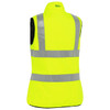Bisley® ANSI Type R Class 2 Women's Contoured Reversible Puffer Vest, Hi-Vis Yellow/Green, 2X-Large #332W0330H-YEL/2XL