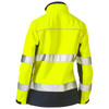 Bisley® ANSI Type R Class 2 Women's Contoured Softshell Jacket, Hi-Vis Yellow/Green, 4X-Large #333W6059T-YLNV/4XL