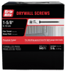 Grip Rite #6 x 1-5/8" Phillips Bugle Head Drywall Screws, Sharp Point, Fine Thread (5,000 Pack/6 Packs) #158DWS5