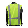 Viz-Up ANSI Type R Class 2 FR Treated Three Pocket Mesh Vest, Hi-Vis Yellow/Green, Large #47217/L
