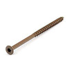 Grip Rite #10 x 4" Prime Guard Plus Exterior Screws, Brown, Star Drive, (1 lb Pack/12 Packs), #L4STB1