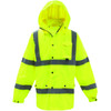 Boss® ANSI Type R Class 3 Heavy Duty Waterproof Breathable Jacket, Hi-Vis Yellow/Green, 2X-Large #3NR60002X