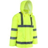 West Chester ANSI Type R Class 3 Waterproof Jacket, Hi-Vis Yellow/Green, 2X-Large #WW4033J/2XL