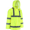 West Chester ANSI Type R Class 3 Waterproof Jacket, Hi-Vis Yellow/Green, 5X-Large #WW4033J/5XL