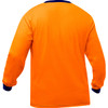 Bisley Non-ANSI Long Sleeve Shirt, Hi-Vis Orange, Large #310M6118-O/L