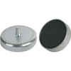 Kipp Shallow Magnet, M03X7, Hard Ferrite, Form A, 10 x 11.5 mm, Round, Steel, (10/Pkg), K0549.21