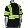PIP ANSI Type O Class 1 Short Sleeve T-Shirt, Hi-Vis Black, Large #311-1655-BK/L