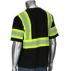 PIP ANSI Type O Class 1 Short Sleeve T-Shirt, Hi-Vis Black, 5X-Large #311-1655-BK/5X