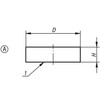 Kipp Shallow POT Magnet, M05, Form B, SMCO, 32 x 15.5 mm, Round, Composite Steel, (Qty. 1), K0550.18