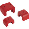 Kipp Strong Magnet, Red, AINCo, Size 5, 70 x 41 x 57 mm, Rectagular, Steel, (Qty. 1), K0560.05