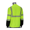 PIP ANSI Type R Class 3 Long Sleeve T-Shirt w/50+UPF Sun Protection, Built-in Insect Repellent & Black Bottom Front, Hi-Vis Yellow/Green, Medium #313-1375B-LY/M
