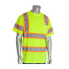 PIP ANSI Type R Class 3 Two-Tone T-Shirt, Hi-Vis Yellow/Green, X-Large #313-CNTSPLY-XL