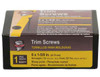 Pro-Twist #6 x 1-5/8" Trim Head Screws, Square Drive, Sharp Point, Black (1 LB Box/12 Boxes) #NTH1581