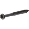 Pro-Twist #6 x 2-1/4" Trim Head Screws, Square Drive, Sharp Point, Black (3,000/Carton) #TH214