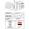 Kipp Position Indicators, Digital, Polymide, Orange, Composition Steel, 38.5 x 20 x 67.5 x 48, (1/Pkg), K0410.01002421