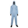Posi-Wear Flame Resistant Coverall w/Hood, Elastic Wrists & Ankles/Blue/4X-Large (25/Case) 3106/4XL