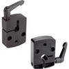 Kipp Mounting Brackets w/ Adjustable Handle, D=14 mm, 48X20X67.5 mm, Lateral, Zinc, Assembly Position 1,(Qty. 1), K0414.09141