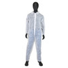 PIP Standard Weight Coverall-Elastic Wrist & Ankles/White/3X-Large (25/Case) 3502/XXXL