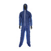 PIP Coverall w/Hood & Boots/Navy Blue/X-Large (25/Case) 3584/XL