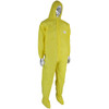 Posi-Wear UB Plus Coverall with Elastic Wrist & Ankle, Attached Hood & Boot/Yellow/5X-Large (25/Case) 3679B/5XL