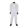 Posi-Wear UB Basic Coverall w/Elastic Wrist & Ankle/White/Large (25/Case) 3702/L