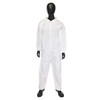 Posi-Wear M3 Coverall w/Elastic Wrist & Ankle/White/X-Large (25/Case) C3802/XL