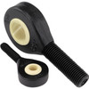 Kipp Rod End w/igubal, Similar To DIN ISO 12240-4, w/Plain Bearing and External Right-Hand Thread, M18x1.5x41 mm, D=18 mm, Steel, (Qty. 1), K1465.118150