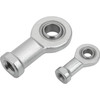Kipp Rod End, DIN ISO 12240-4, Narrow, w/Plain Bearing, Internal Left-Hand Thread, M16, D=16-0.008 mm, Carbon Steel, (Qty. 1), K0723.161