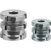 Kipp Levelling Sets w/Locknut, D=4.5 mm, D2=25 mm, Stainless Steel, (Qty. 1), K0097.04041