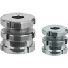 Kipp Levelling Sets w/Locknut, D=22 mm, D2=58 mm, Stainless Steel, (1/Pkg), K0097.09201