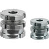 Kipp Levelling Sets w/Locknut, D=26 mm, D2=70 mm, Stainless Steel, (Qty. 1), K0097.10241