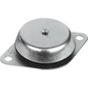 Kipp Machine Foot, Style A, D=M78, w/o Tear Protection, Steel, Natural Elastomer, (Qty. 1), K0687.078160