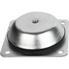 Kipp Machine Foot, Style B, D=M150, w/o Tear Protection, Steel, Natural Elastomer, (Qty. 1), K0687.150060