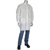 PIP Standard Weight SBP Lab Coat-Two pockets 37 gsm/White/Large (30/Case) #C3828/L