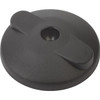 Kipp Swivel Feet Plates, Anti-Slip, Style B, D=M80, Zinc, Black, (Qty. 1), K0416.20801