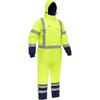 Bisley ANSI Type R Class 3 Extreme Cold Coverall with X-Back, Hi-Vis Yellow/Green, 4X-Large #344M6453X-YLNV/4X