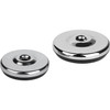 Kipp Plate for Leveling Feet w/Rubber Base, Style D, D=M80, Steel, (Qty:1), K0673.10801