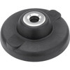 Kipp Leveling Feet Plates, Style E, D=M100, Thermoplastic, Black, (Qty:10), K0423.5100