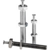 Kipp Threaded Spindle for Leveling Feet, ECO, D1=M8x80, L1=M84.5, Stainless Steel, (Qty:10), K0429.080802